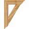 Ekena Millwork Traditional Traditional Rough Sawn Bracket, Western Red Cedar, 6"W x 30"D x 42"H BKT06X30X42TRA01RWR - alternate 2